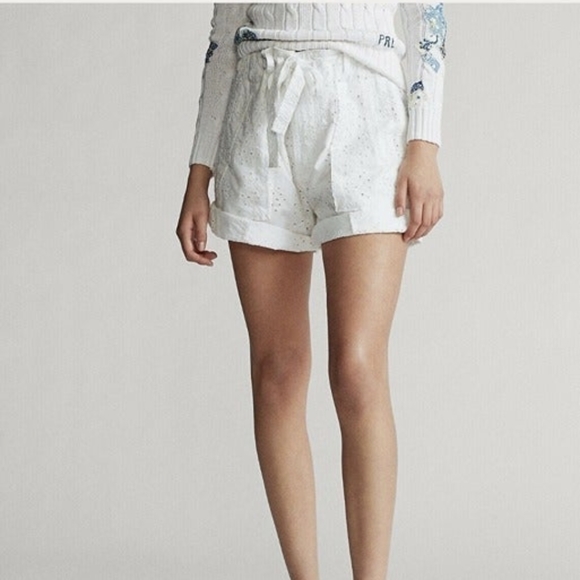 NWT Ralph Lauren white eyelet shorts - Picture 5 of 14